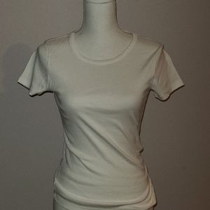 J. Crew white t-shirt